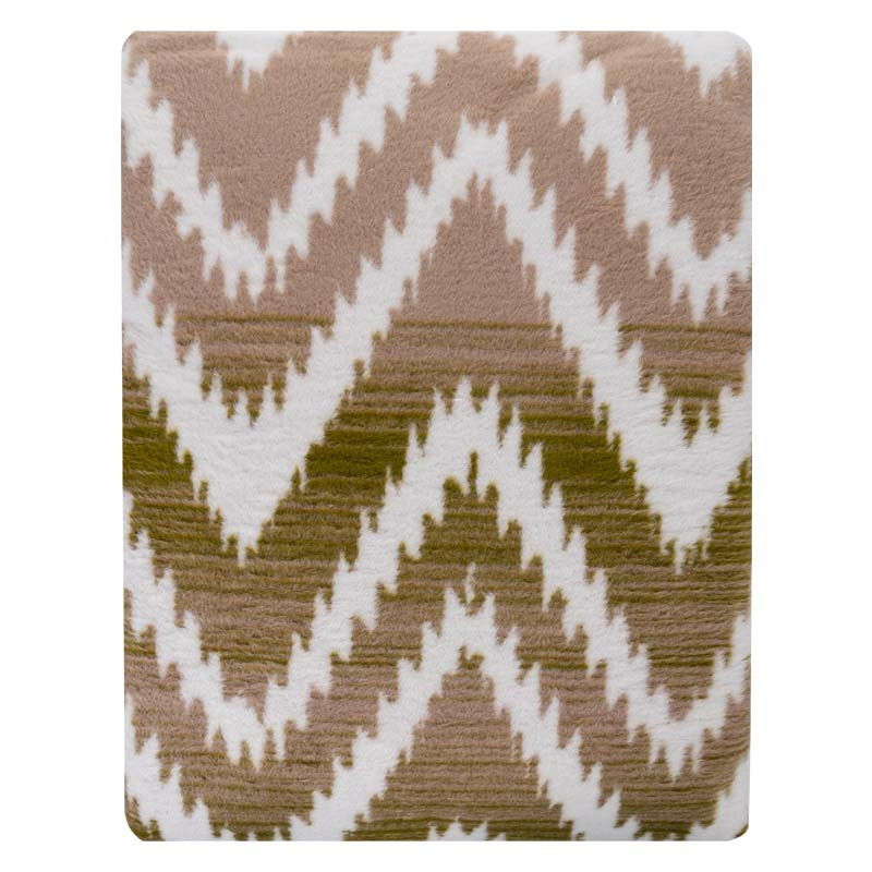 2 Плед 150x200см Pappel Cotton, красный с бежевым фото 3