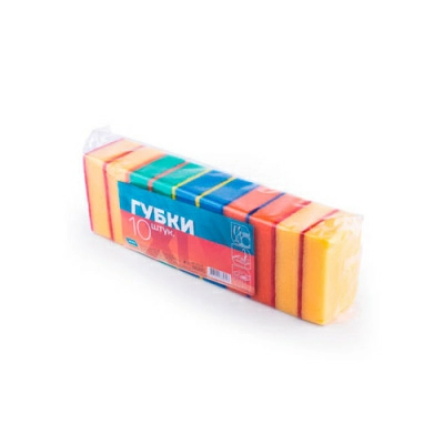 Полноразмерное изображение Губки для посуды Акор XL 10шт