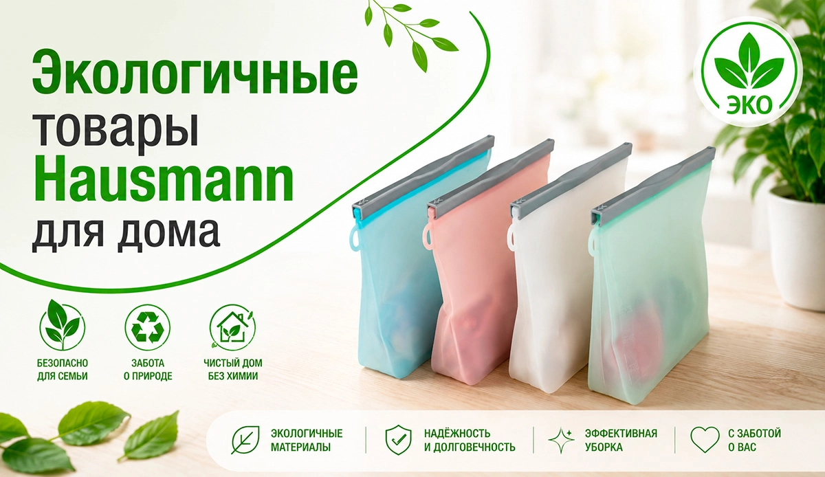 Экологичные товары Hausmann для дома: как сделать дом чище и снизить экологический след Экологичные товары Hausmann для дома: как сделать дом чище и снизить экологический след