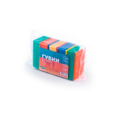 Полноразмерное изображение Губки для посуды Акор XL 5шт