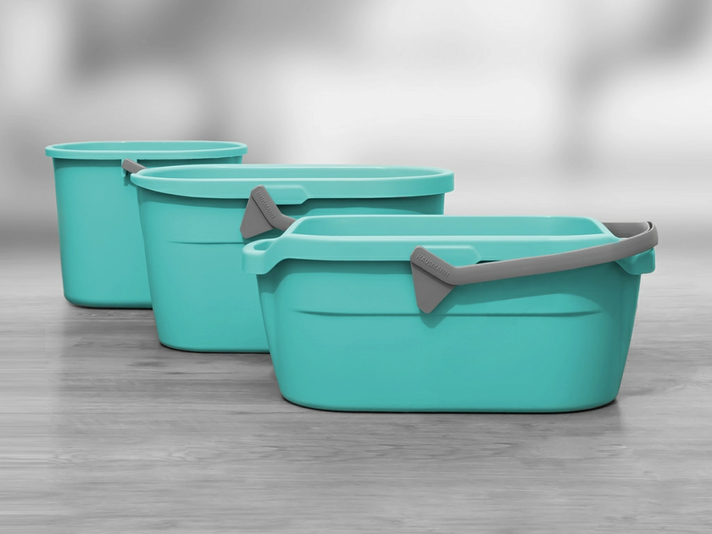 Сет из трех ведер Hausmann 10, 12, 15 л