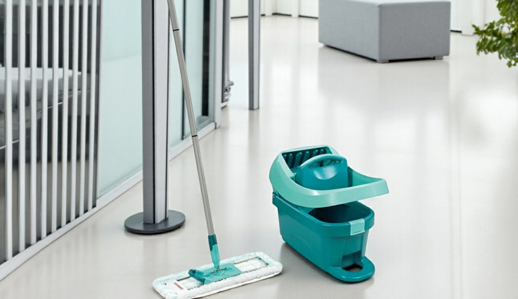 Хорошо зарекомендовал себя для мытья офиса набор для уборки Leifheit Profi XL, арт. 55096