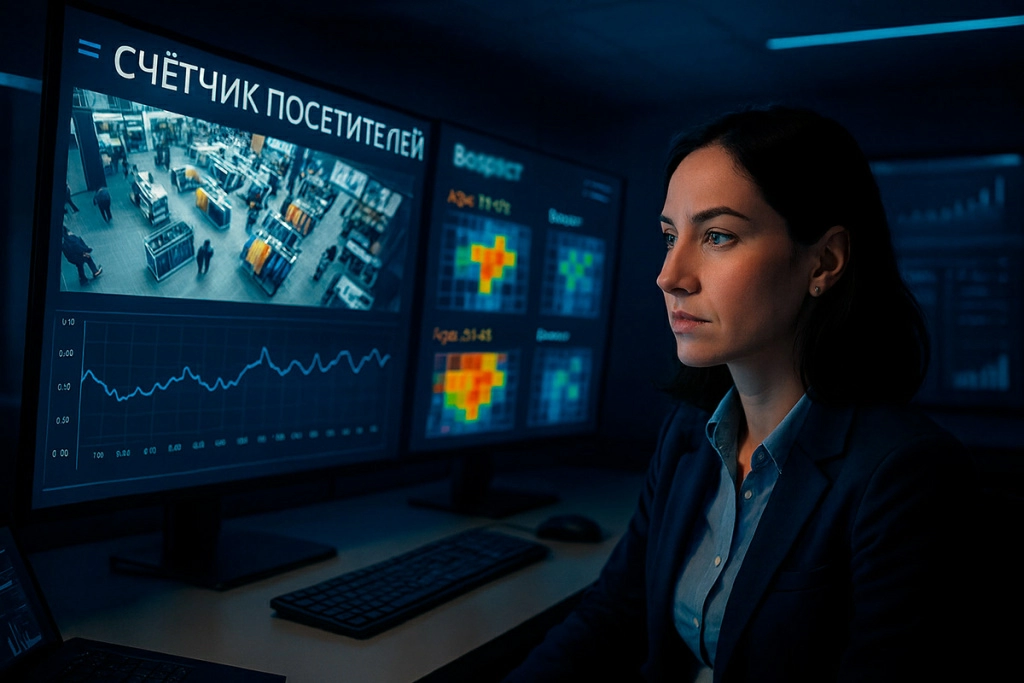 Анализ трафика в магазин