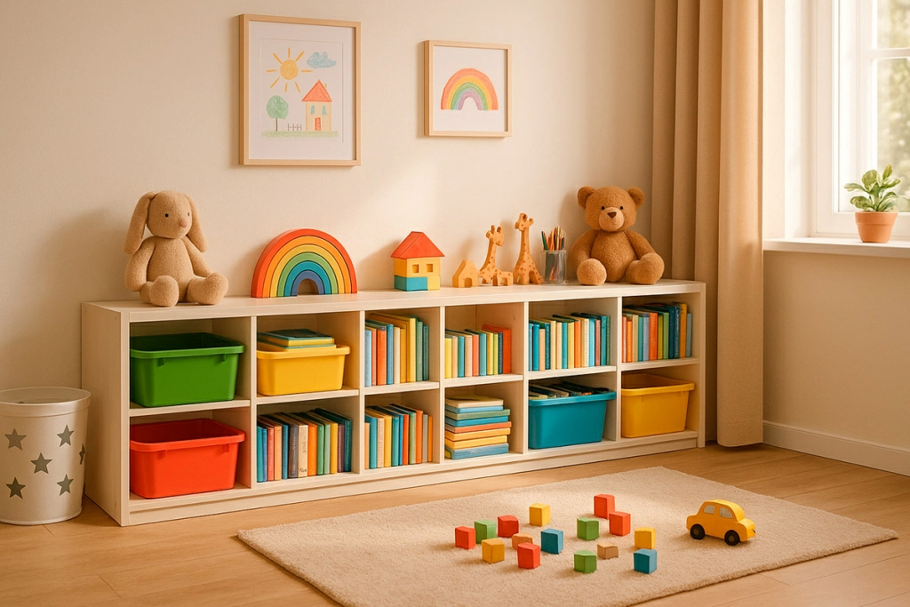 организации хранения в детской комнате