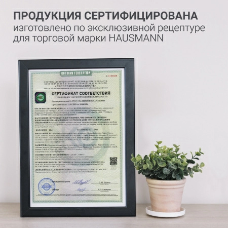 Чистящее средство Hausmann для удаления известкового налета 500мл фото 10