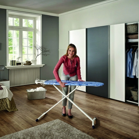 Гладильная доска с электроподключением Leifheit Airboard Solid Plus M 120х38см фото 8