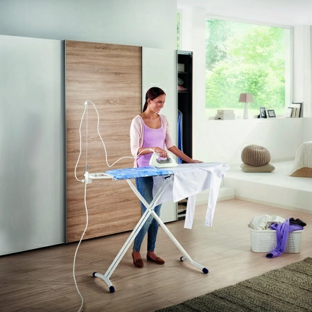 Гладильная доска с электроподключением Leifheit Airboard Solid Plus M 120х38см фото 5