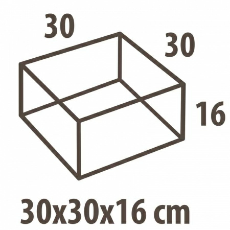 Кофр для хранения Hausmann Paisley 30x30x16см, бежевый фото 2