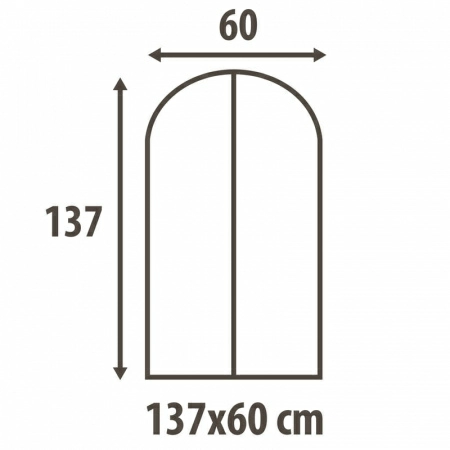 Чехол для одежды Hausmann Herbarium 137x60см фото 2