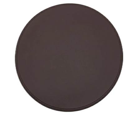 Салфетка под посуду Zapel круглая 38см dark brown фото 1