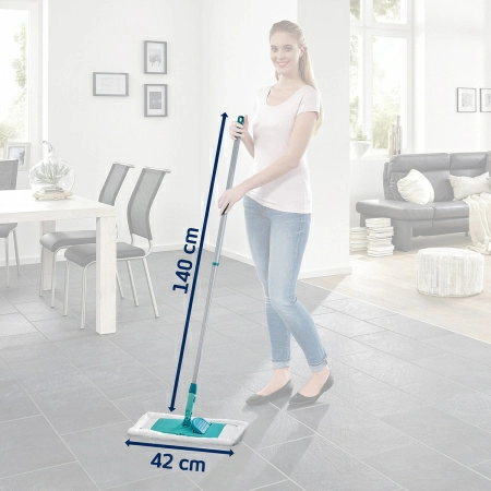 Швабра с телескопической ручкой для влажной уборки Leifheit Classic XL фото 4