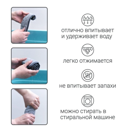 Швабра для мытья полов с отжимом Hausmann Care Clean version 2.0 фото 18