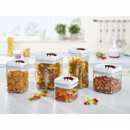 3 Контейнер квадратный для хранения Leifheit Fresh&Easy 1,6л фото 3