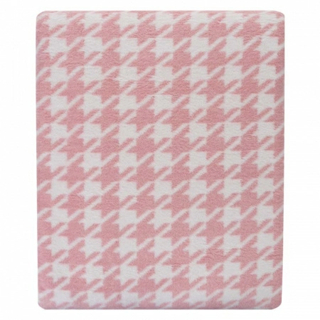 Плед 200x220см Pappel Scotch Jacquard, розовый фото 2