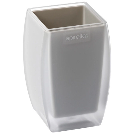 Стакан для зубных щеток Spirella Freddo, серый фото 1
