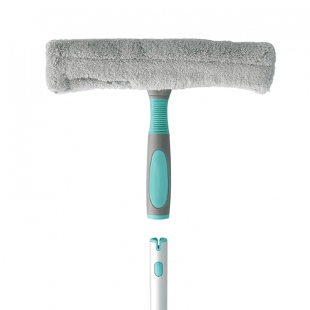 Щетка для мытья окон Hausmann с прямой телескопической ручкой фото 3