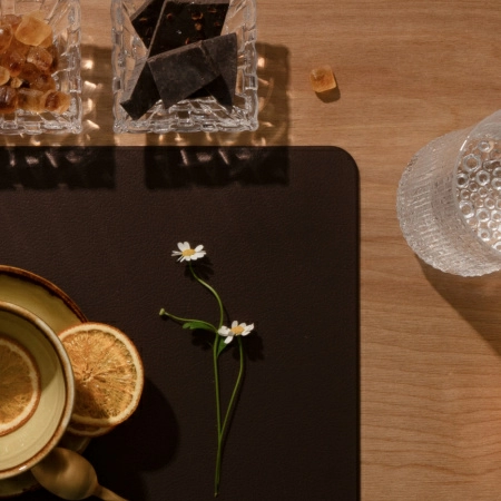 Салфетка сервировочная Zapel Eco Leather brown фото 4