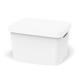 Ящик для хранения 17л Ambient Folk, белый