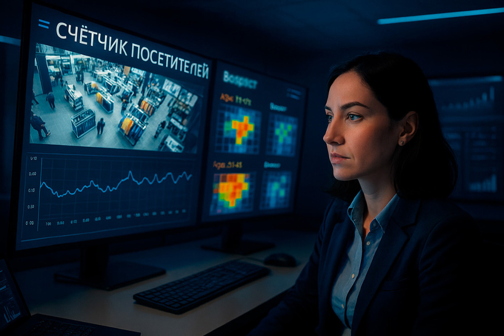 Анализ трафика в магазин