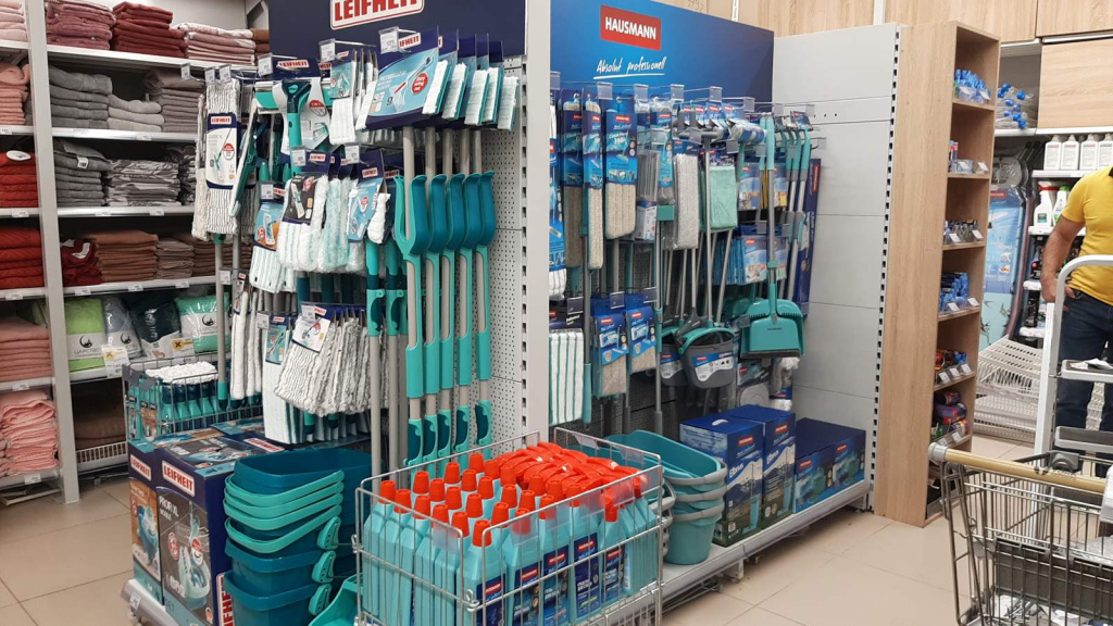 Брендовая зона Hausmann и Leifheit в сети «YORK» Республика Беларусь, г. Минск