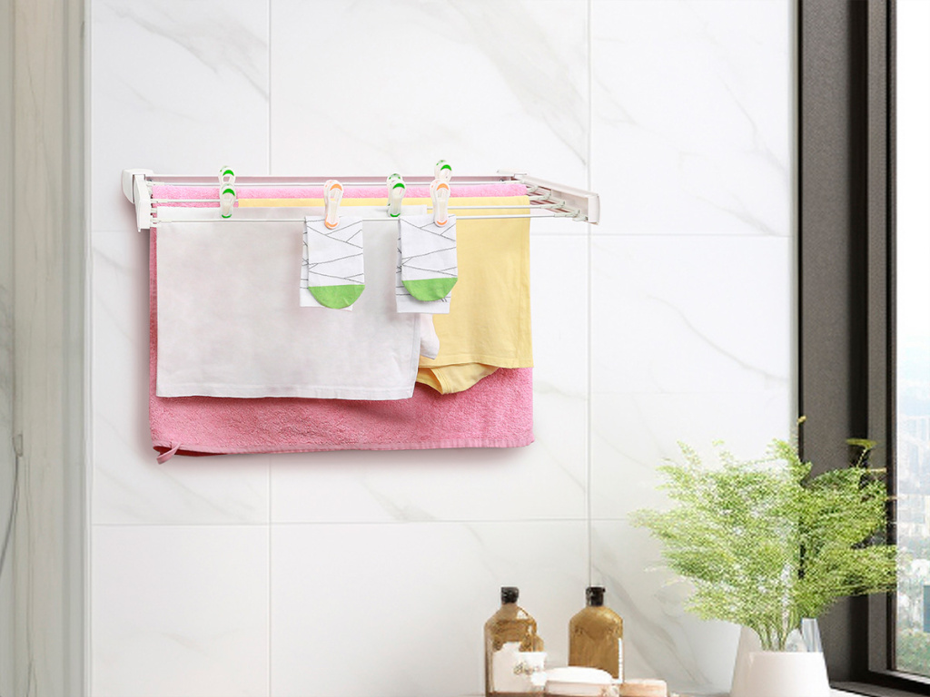 Настенная сушилка Hausmann Altair 70 идеально впишется в любой интерьер ванной комнаты