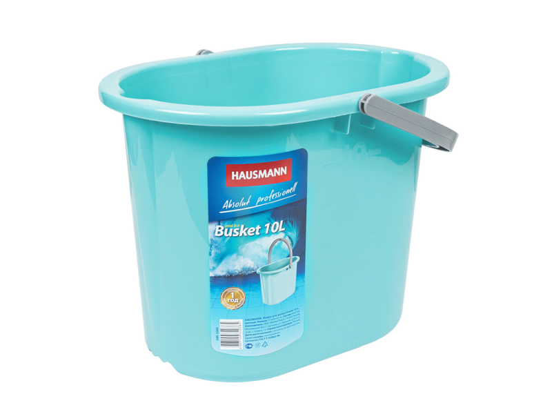 Ведро пластиковое для мытья полов Hausmann 10 л HM-1084