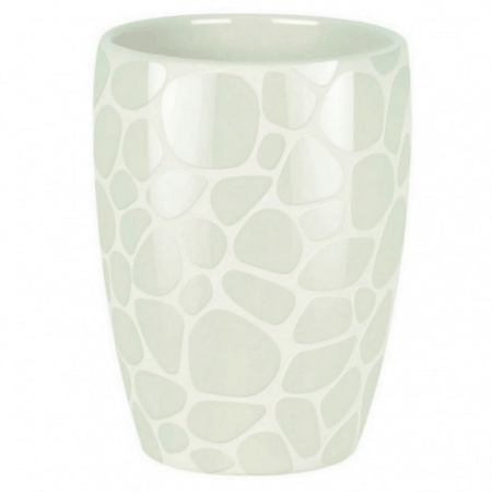 Стакан для зубных щеток Spirella Darwin Pebble, белый фото 1