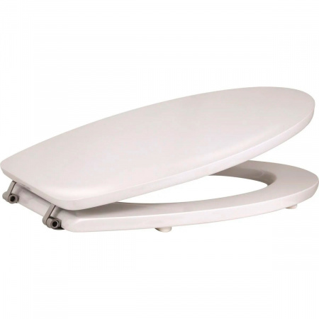 Сидение для унитаза MSV, акрил и нержавеющая сталь фото 1