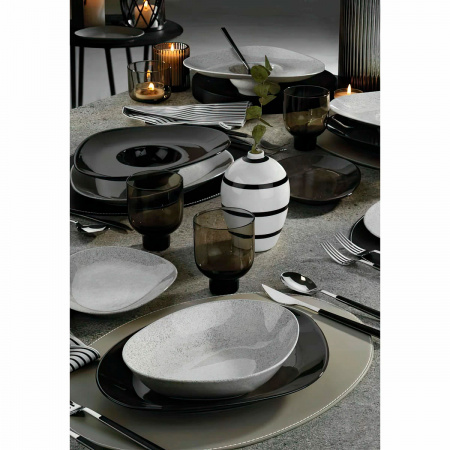 Тарелка для пасты Kutahya Galaxy, антрацит фото 2