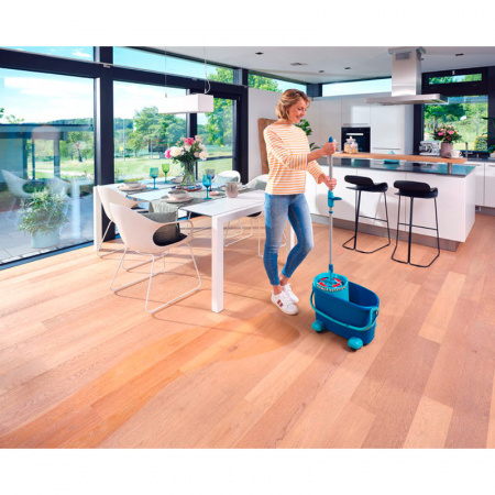 Комплект для влажной уборки Leifheit Clean Twist M Ergo швабра и ведро на колесиках фото 7