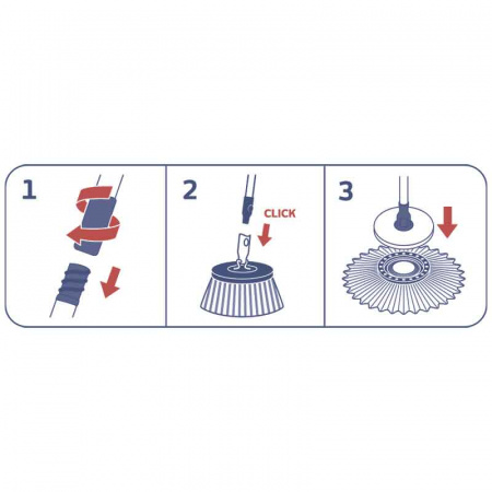 Насадка для швабры Leifheit Clean Twist Mop фото 3