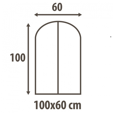 Чехол для одежды Hausmann Paisley 60x100см, бежевый фото 4