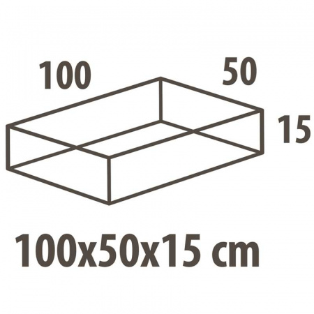 Кофр для хранения Hausmann Paisley 100x50x15см, бежевый фото 2