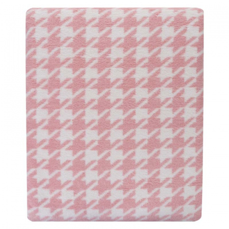 Плед 150x200см Pappel Scotch Jacquard, розовый фото 2