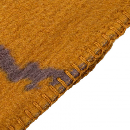 Плед 150x200см Pappel Cotton, коричневый фото 2