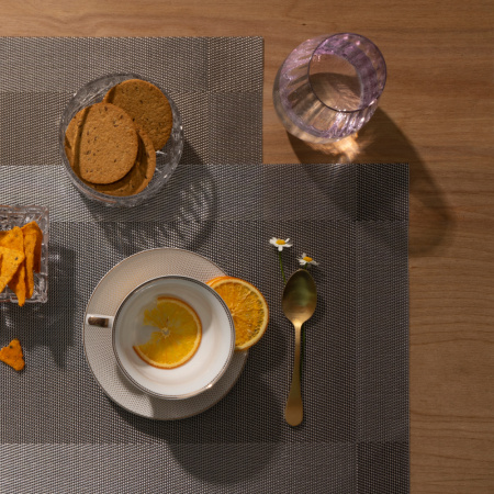 Салфетка сервировочная Zapel Frame grey&brown фото 6