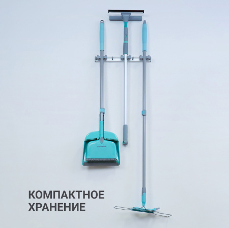 Держатель для швабр Hausmann Mop Holder 41x6x4,2см, серый фото 12