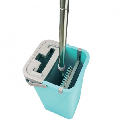 Набор для уборки Hausmann Elbrus швабра и ведро с механизмом отжима фото 2