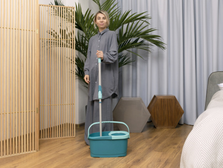 Набор для уборки Leifheit Clean Twist швабра и ведро с отжимом фото 6