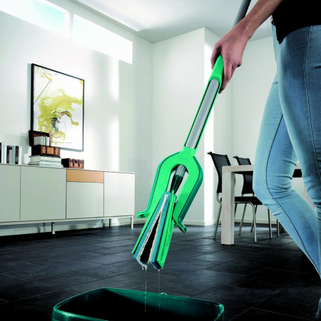 Швабра Leifheit Picobello М micro duo с отжимом фото 4