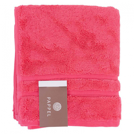 Полотенце махровое Pappel Cirrus/S 70x140см, цвет коралловый фото 2