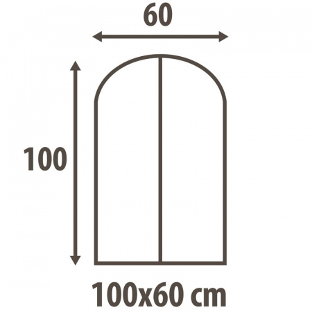 Чехол для одежды Hausmann Herbarium 100x60см фото 2